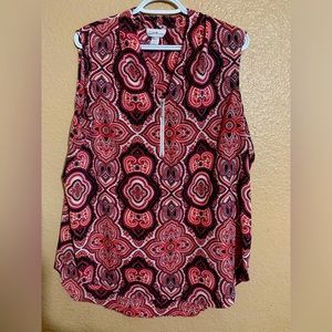 Sleeveless Bohemian Blouse